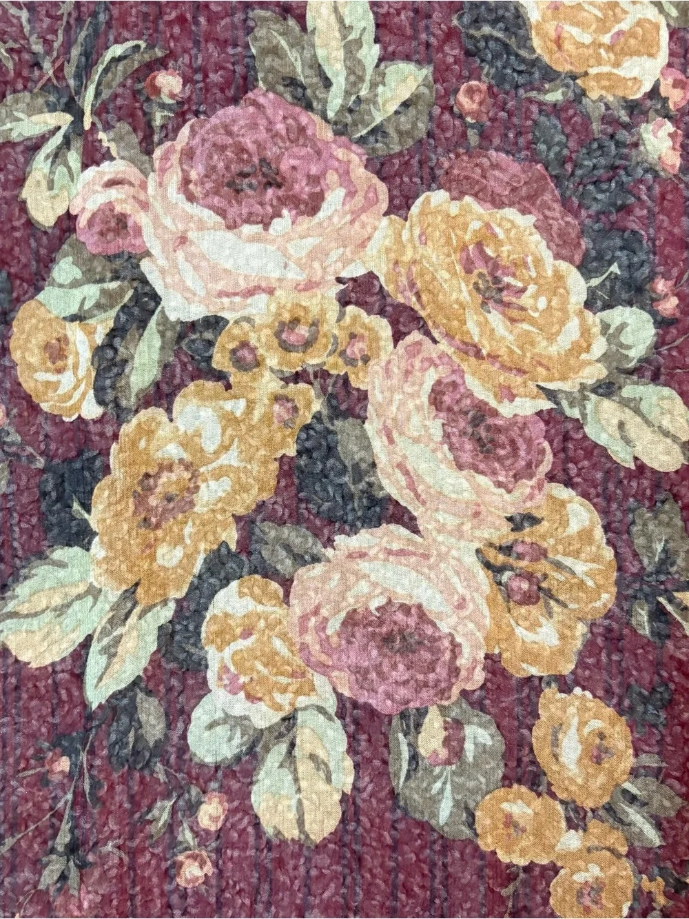 Ralph Lauren long floral scarf.